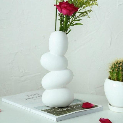 Ceramic vase Floroux | Timeless design | Handcrafted decorative vase | Minimalist home accessory