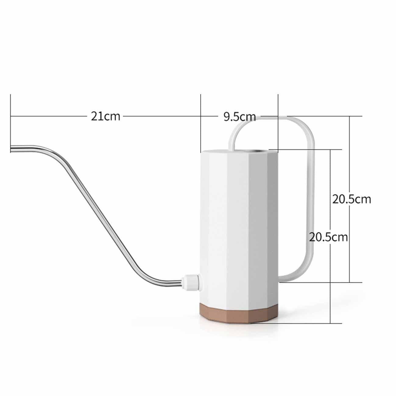 Floroux Watering Can with Swan Neck | Modern Geometric Design | Perfect Plant Care