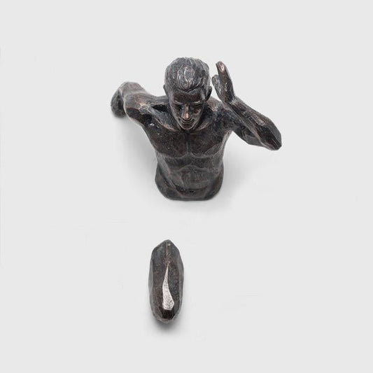 Sculpture Murale Running Man Floroux