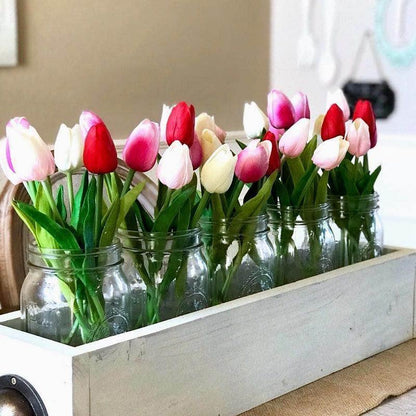 Faux tulipes artificielles 10 pièces