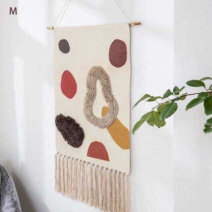 Floroux Tapis mural géométrique tufté