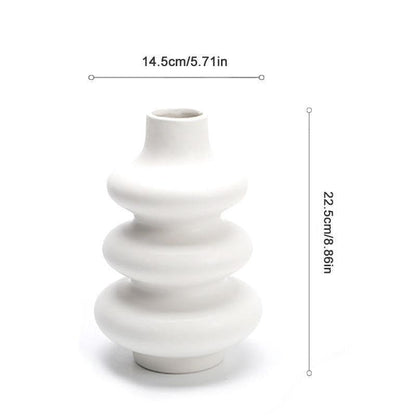 Abstract ceramic vase Floroux | Timeless decor | Versatile elegance