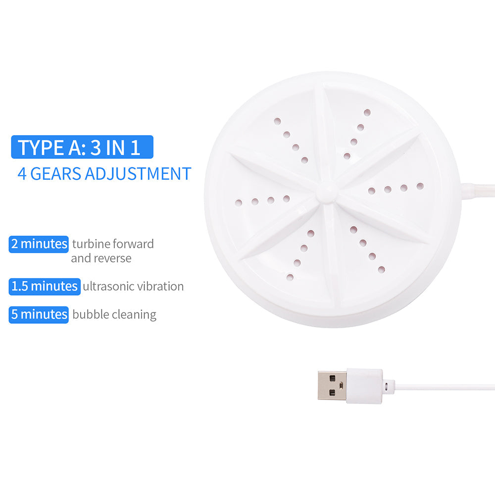 Machine à laver ultrasonique portable pour un nettoyage efficace