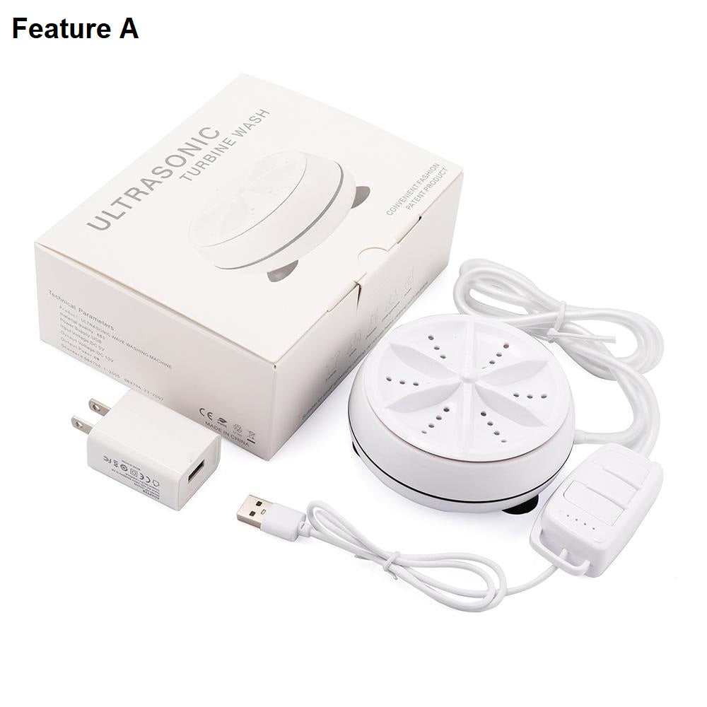 Machine à laver ultrasonique portable pour un nettoyage efficace