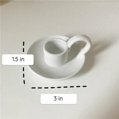 Floroux Classic Candle Holder with Handle | Timeless Design | For Dinner Candles