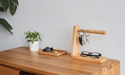 Support de Clé Floroux | Organisateur de Clés Multifonction | Design Moderne pour Couloir et Bureau