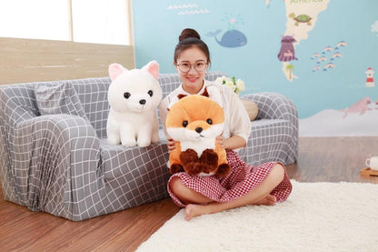 Floroux - Renard en peluche ludique pour le temps des câlins et des aventures