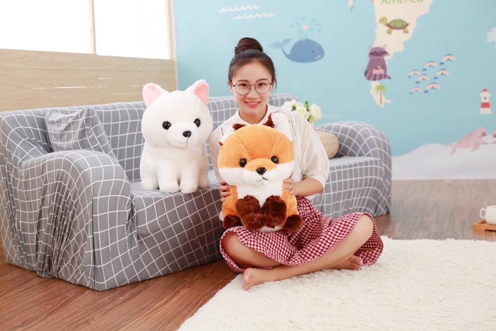 Floroux - Renard en peluche ludique pour les câlins et les aventures