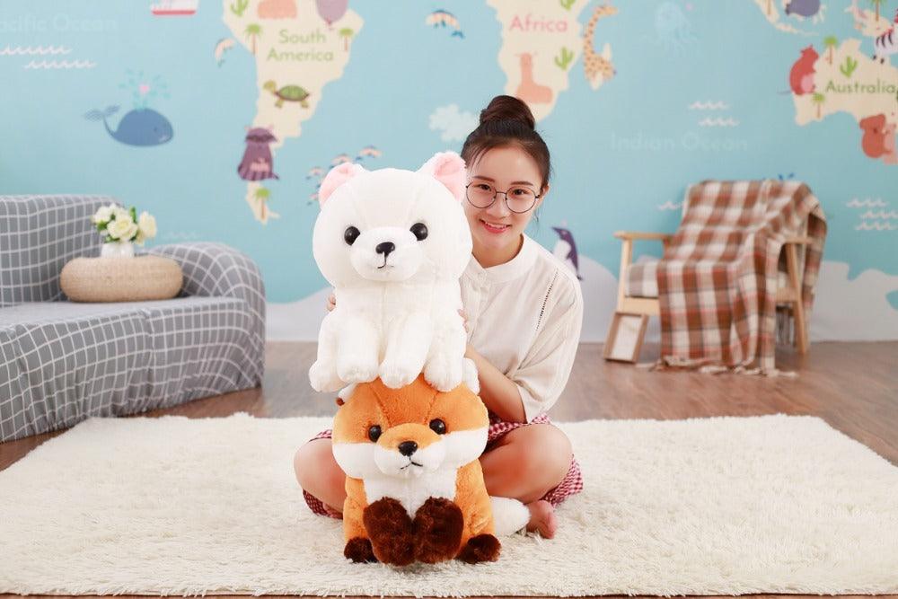 Floroux - Renard en peluche ludique pour les câlins et les aventures