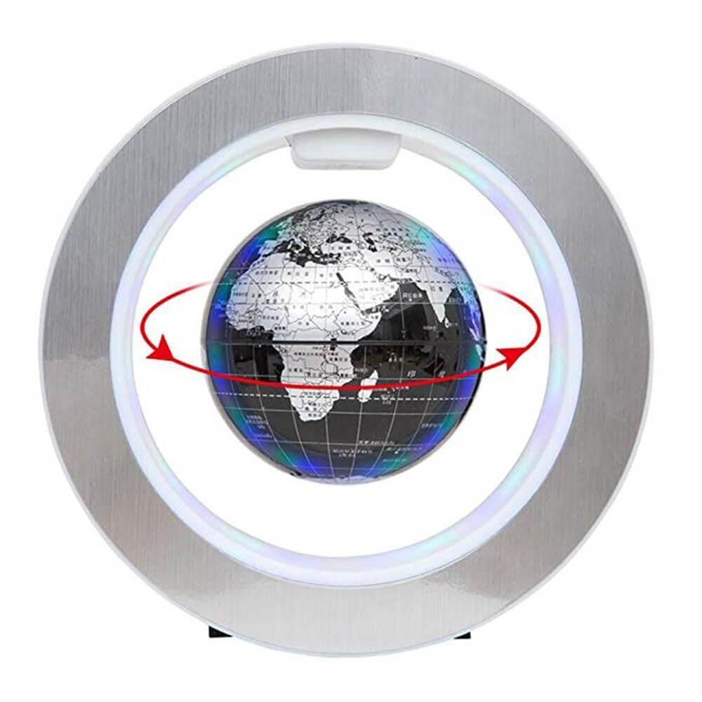 Floroux Globe Flottant LED Monde Lampe à Lévitations Magnétiques