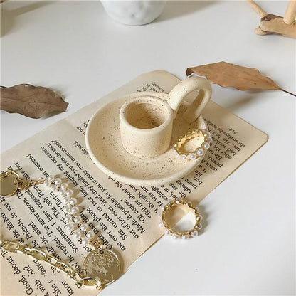 Floroux Classic Candle Holder with Handle | Timeless Design | For Dinner Candles