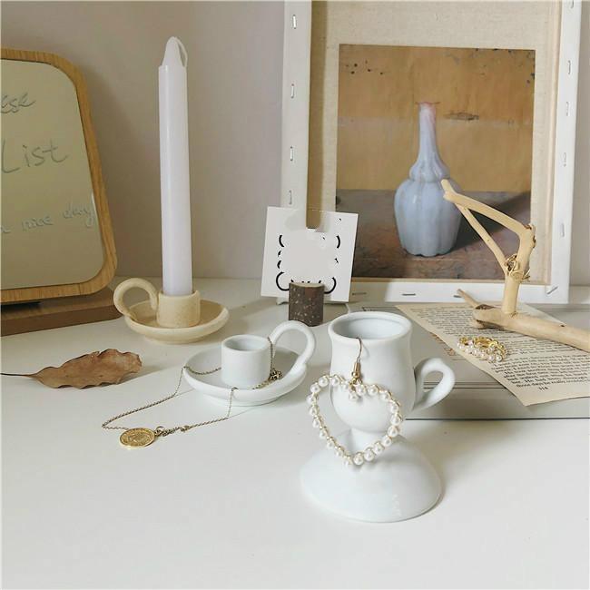 Floroux Classic Candle Holder with Handle | Timeless Design | For Dinner Candles