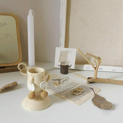 Floroux Classic Candle Holder with Handle | Timeless Design | For Dinner Candles