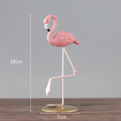 Floroux Statues Exotic Flamingos | Tropical Decoration | Elegant Decorative Figure for Home & Garden