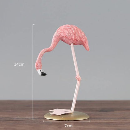 Floroux Statues Exotic Flamingos | Tropical Decoration | Elegant Decorative Figure for Home & Garden