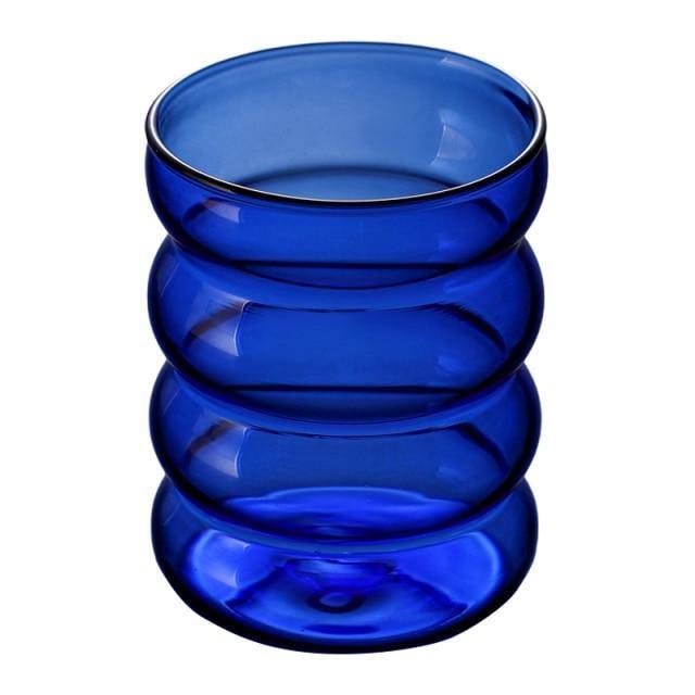 Floroux Colored Drinking Glasses | Handmade | Unique Design | Perfect for a Stylish Beverage Presentation