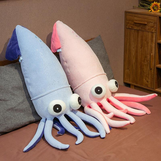 Floroux - Doux et unique octopus en peluche pour enfants à câliner et à jouer avec