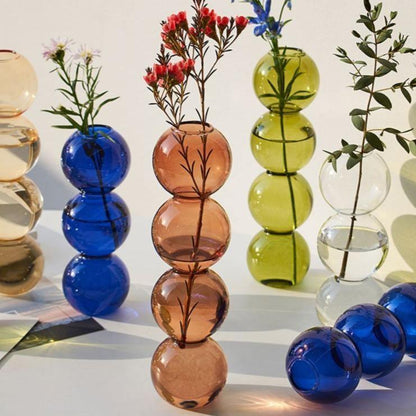 Floroux Bubble Glass Vase | Timeless Design | Home Accessory | Perfect for Flowers or Decoration