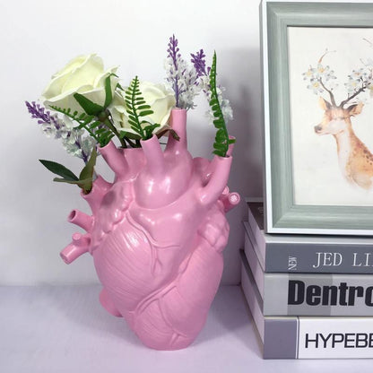 Floroux Anatomy Heart Vase in Ceramic | Elegant Decoration | Creative Gift Idea