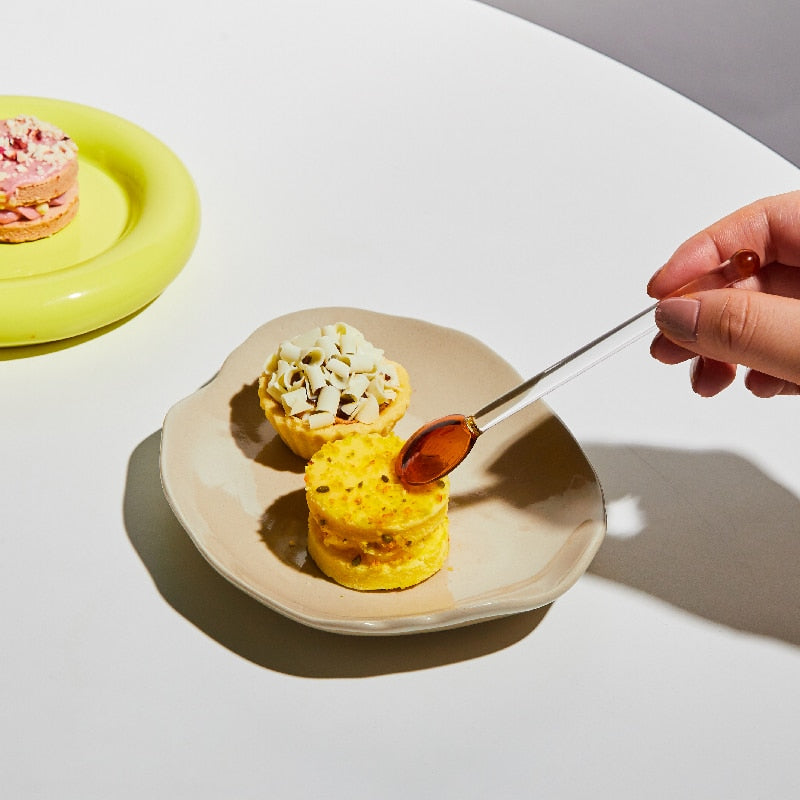 Ensemble de bâtons de mélange en verre en forme de canne en bonbon