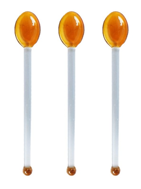 Ensemble de bâtons de mélange en verre en forme de canne en bonbon