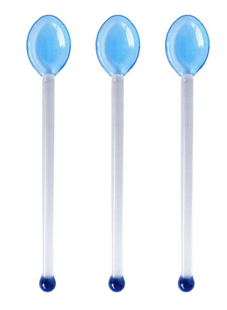 Ensemble de bâtons de mélange en verre en forme de canne en bonbon