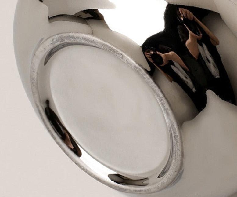 Floroux Dance Ring Vases in Ceramic | Modern Design | Decoration for Living Room & Office | In Silver & White