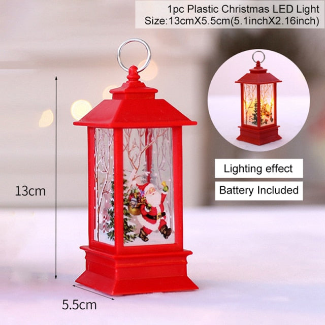 Floroux Christmas lantern | LED snowman decoration | Festive atmosphere | Perfect for Christmas