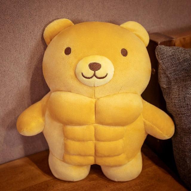 Floroux - Ours en peluche drôle et musclé pour une grande joie