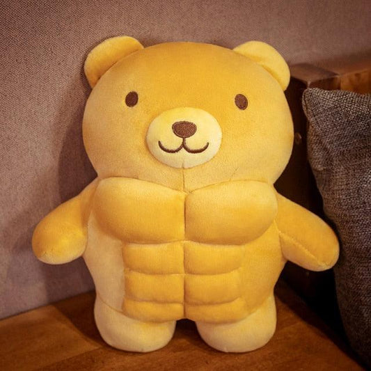Floroux - Ours en peluche drôle et musclé pour une grande joie
