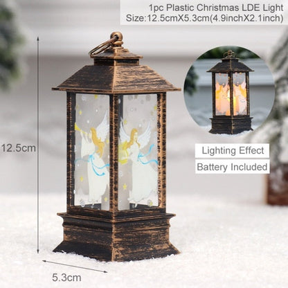 Floroux Christmas lantern | LED snowman decoration | Festive atmosphere | Perfect for Christmas