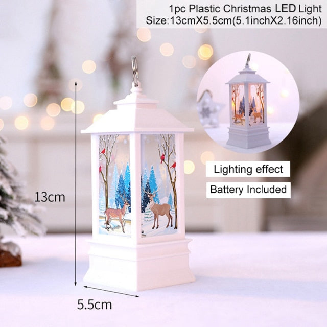Floroux Christmas lantern | LED snowman decoration | Festive atmosphere | Perfect for Christmas