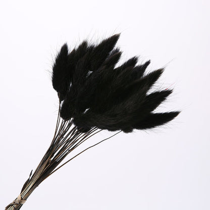 Bouquet séché naturel en herbe de pampas avec queue de lièvre (30 pièces)