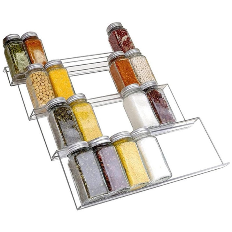 Floroux - Rack à épices en acrylique pour la cuisine