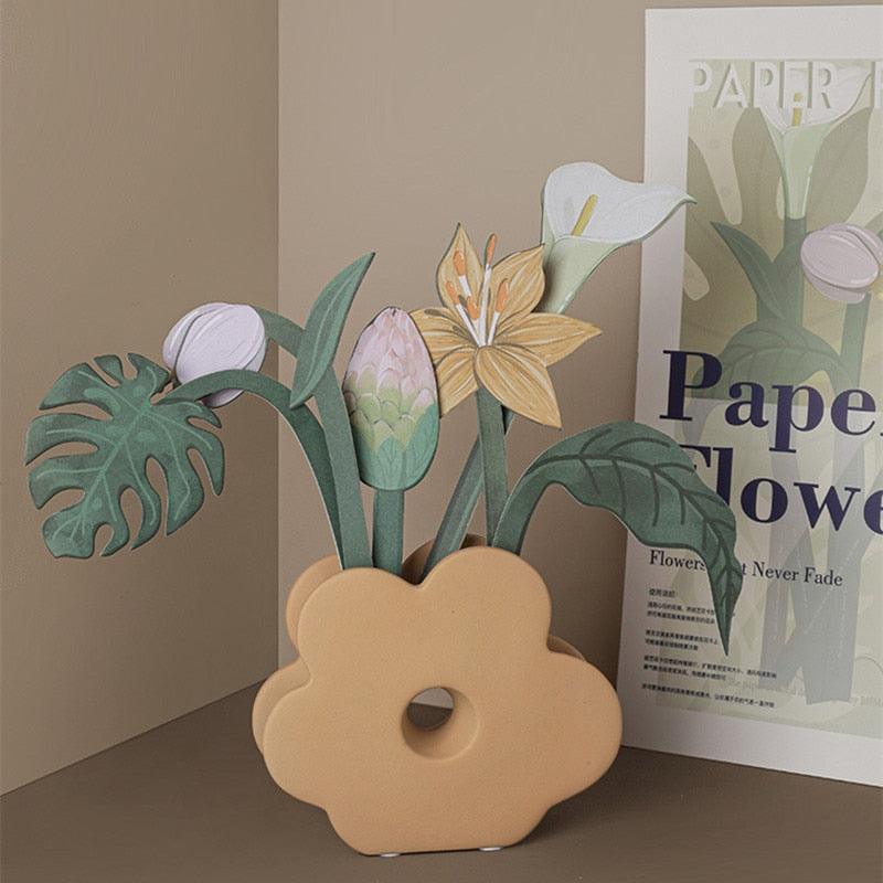 Floroux - Exotic Paper Flower Arrangement | Tropical Decor | Sustainable Elegance