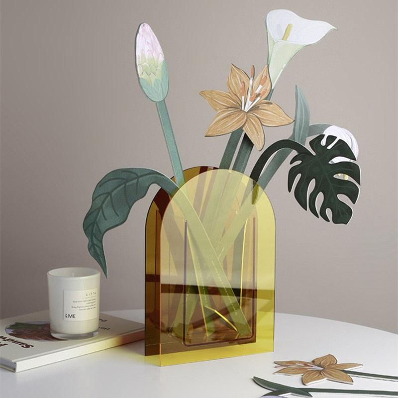 Floroux - Exotic Paper Flower Arrangement | Tropical Decor | Sustainable Elegance