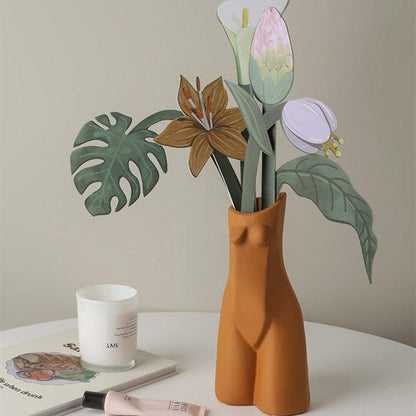 Floroux - Exotic Paper Flower Arrangement | Tropical Decor | Sustainable Elegance