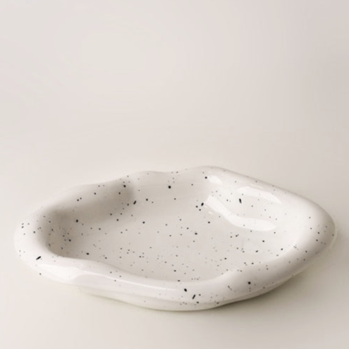 Cookies & plateau et bol en céramique chrome