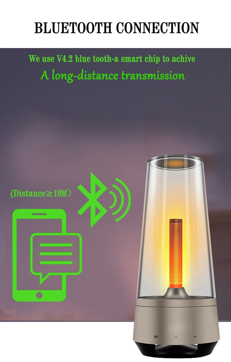 Floroux Atmosphère Veilleuse Haut-parleur