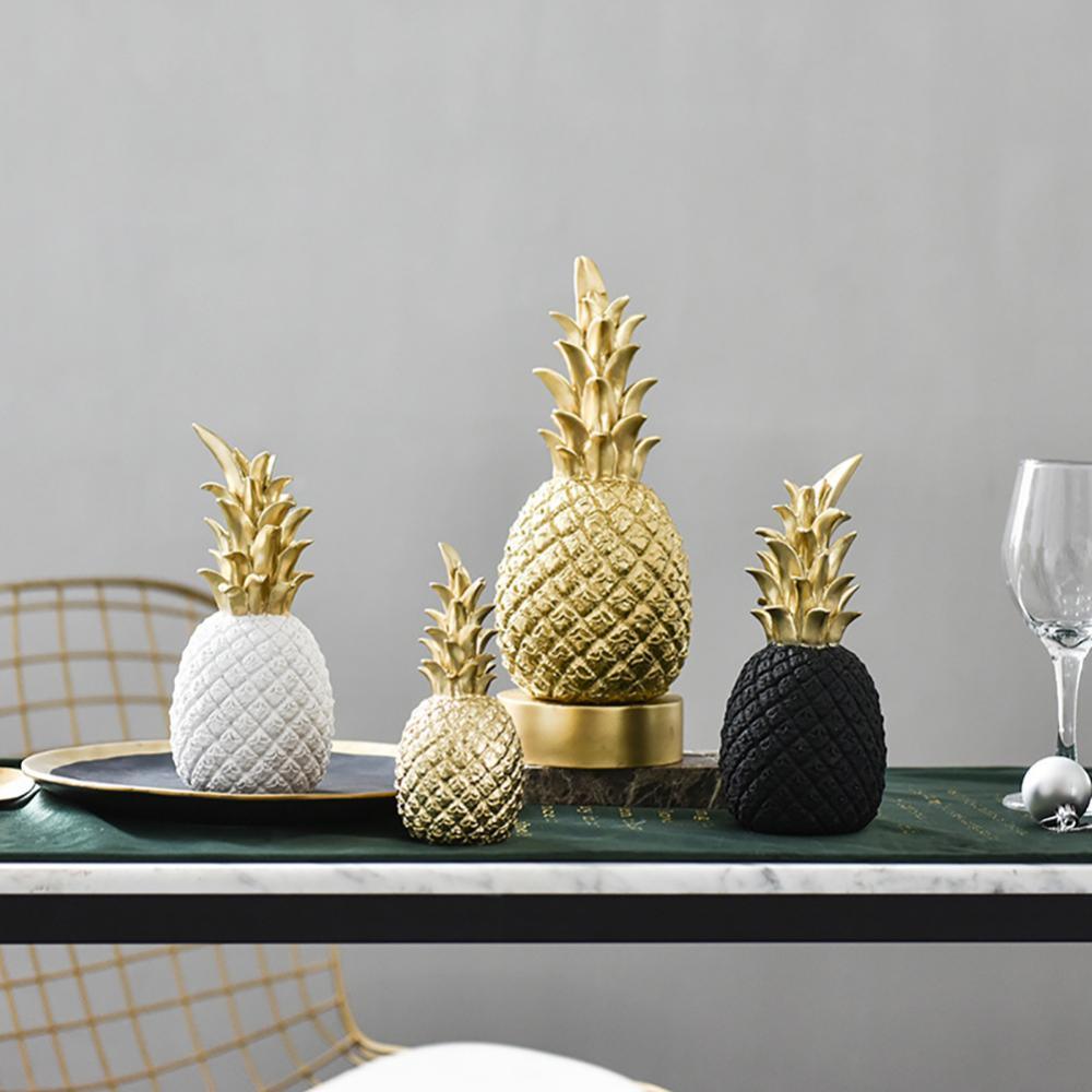 Floroux Figurine décorative ananas brillante | Design moderne | Disponible en 3 couleurs et tailles