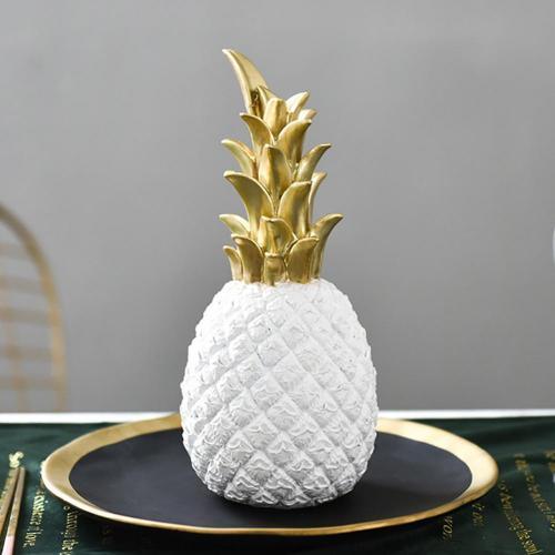 Floroux Figurine décorative ananas brillante | Design moderne | Disponible en 3 couleurs et tailles