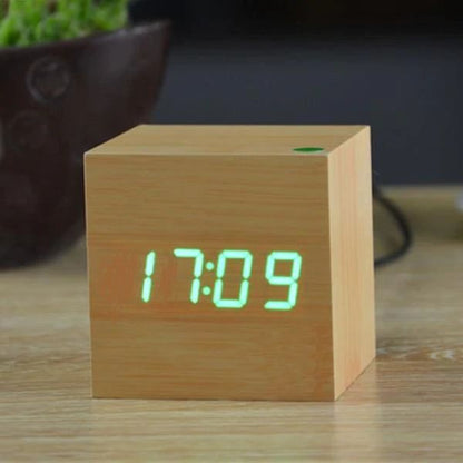 Horloge de table numérique Floroux | Design minimaliste | Écran LED | Moderne et fonctionnel | Parfait pour la maison et le bureau