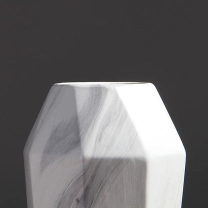 Floroux Geometric Marble Vases | Timeless Design | High Quality Decoration | Perfect for the Home