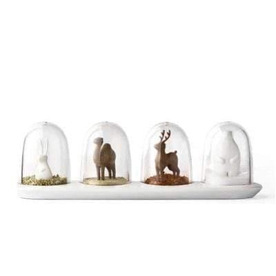 Floroux Quartett Distributeur d'épices | Design élégant | Pratique & Stylé | Pour chaque saison