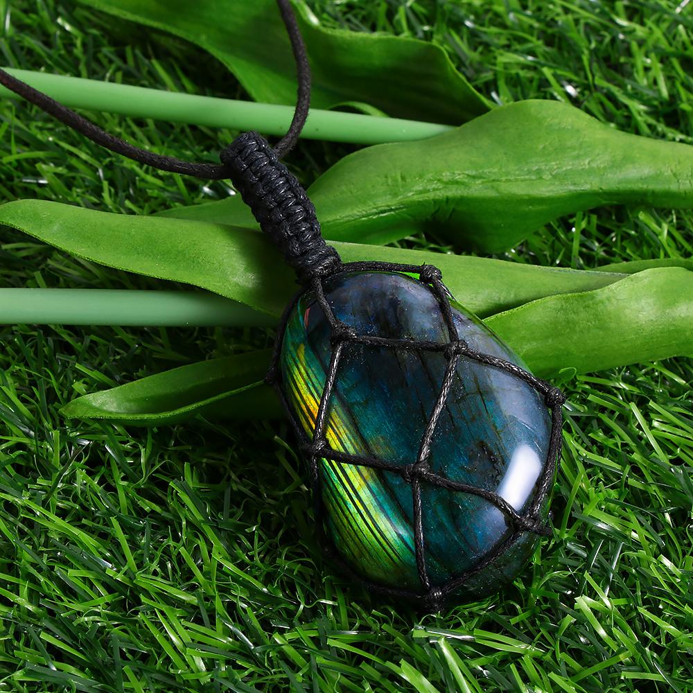Collier Aris DragonHeart - Bijou en Labradorite Mystique
