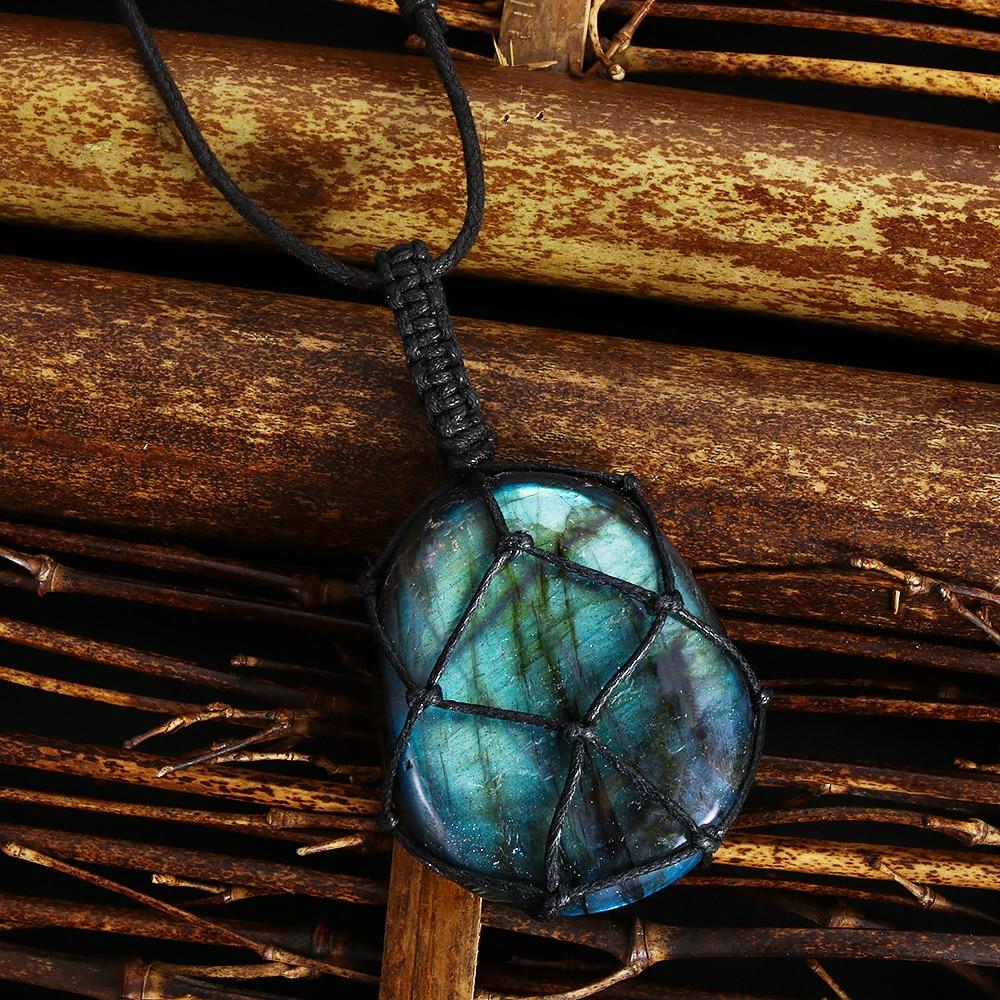 Collier Aris DragonHeart - Bijou en Labradorite Mystique