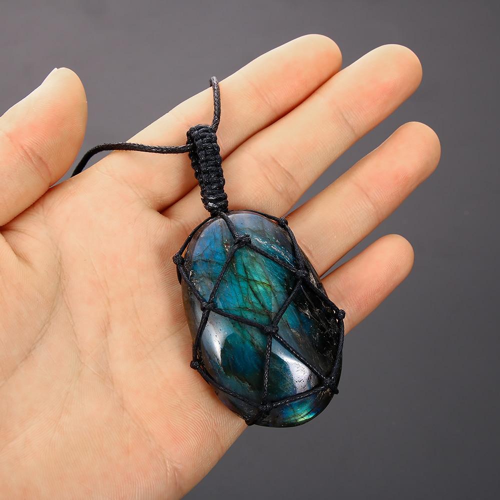 Collier Aris DragonHeart - Bijou en Labradorite Mystique