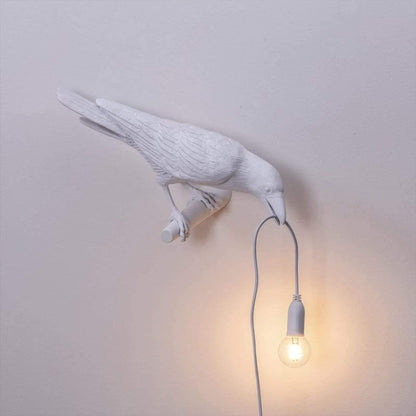 Floroux Oiseau Lampe | Design Mystique | Lampe Décorative Unique pour la Maison