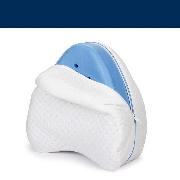 Coussin de genou orthopédique avec mousse à mémoire refroidissante