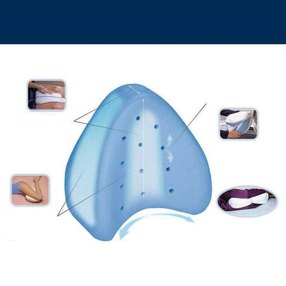 Coussin de genou orthopédique avec mousse à mémoire refroidissante